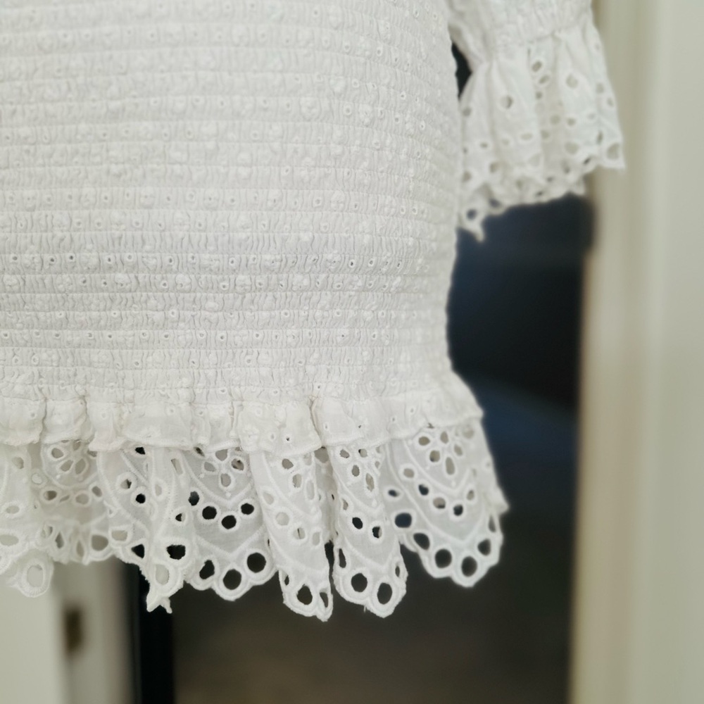 🌸 SPELL 🌸 Daisy Chain Ruched Mini Dress - Picture 7 of 11